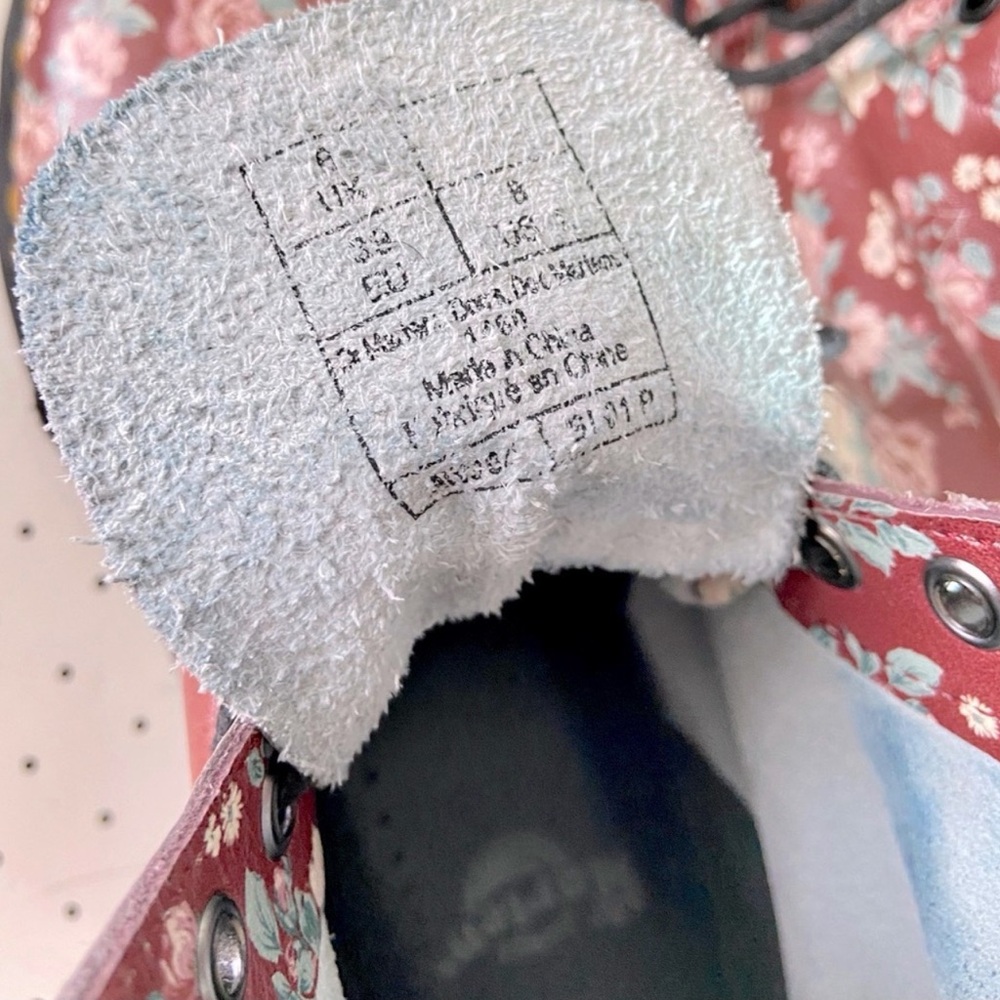 Doc Martens 🌺 1460 VINTAGE PASCAL FLORAL BOOTS🌺 - Picture 10 of 10